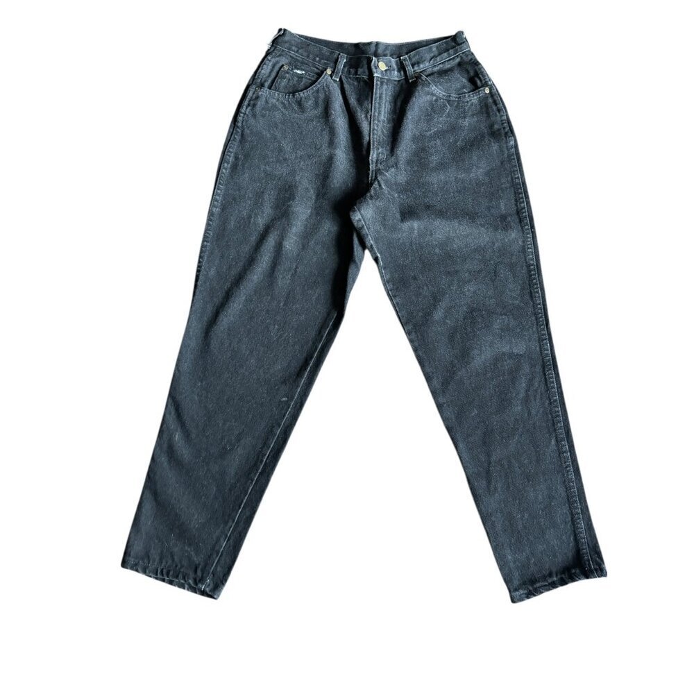 Chic Petite Women's Black Distressed Jeans